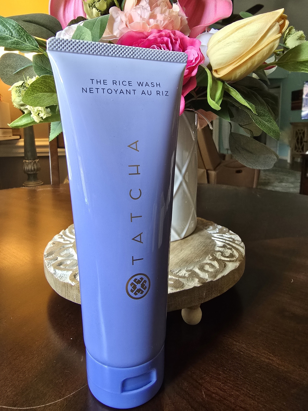 Tatcha The Rice Wash BIGGU SIZE 240ml/8floz NIB - Picture 5 of 7